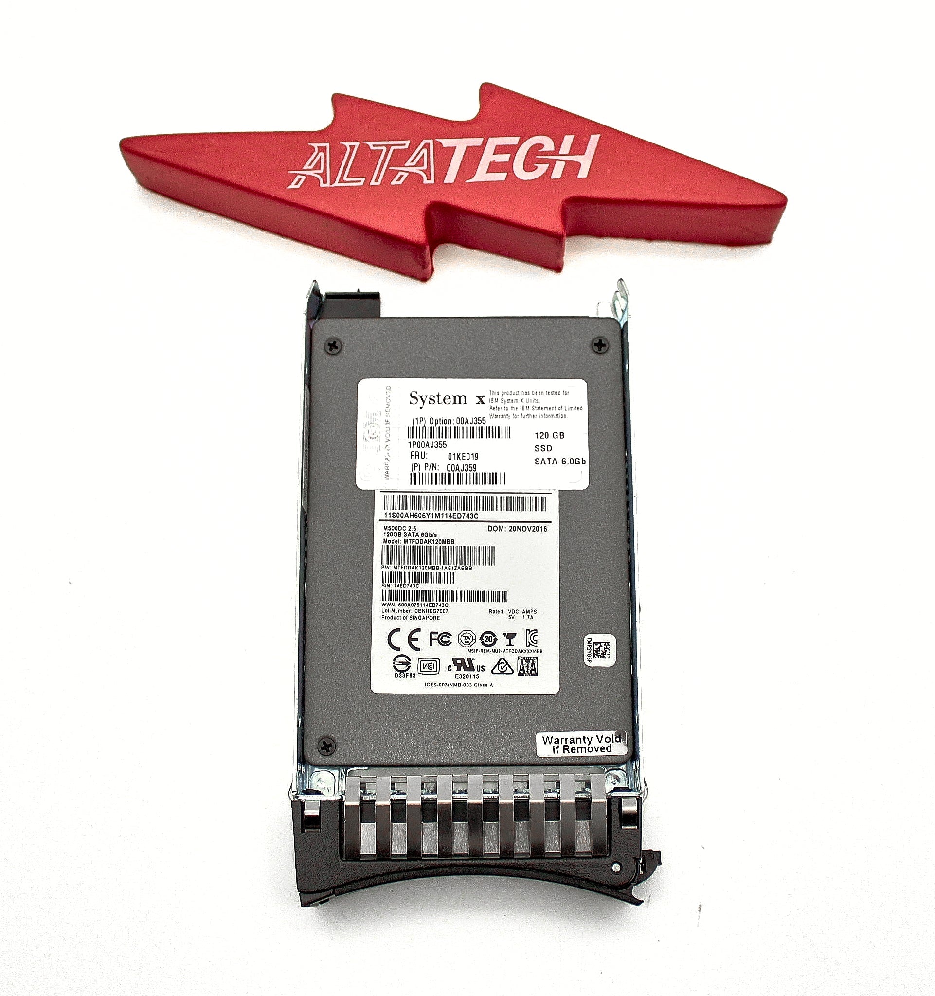 IBM 00AJ355 120GB MLC 2.5" SATA SSD