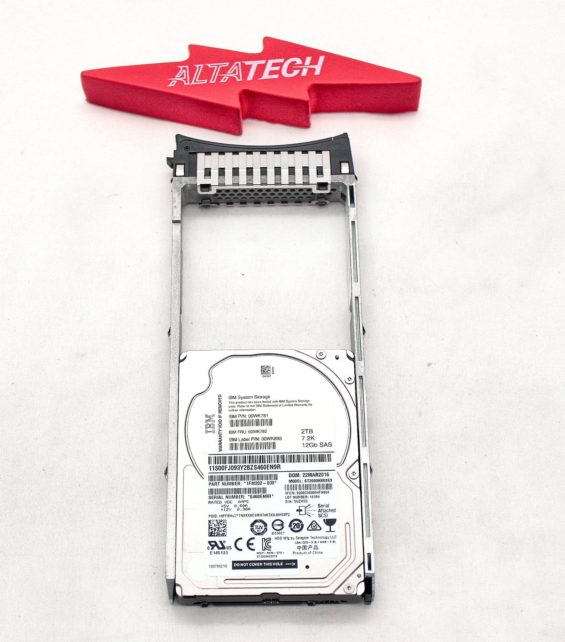 IBM 00WK780 2TB 7.2K NL HDD