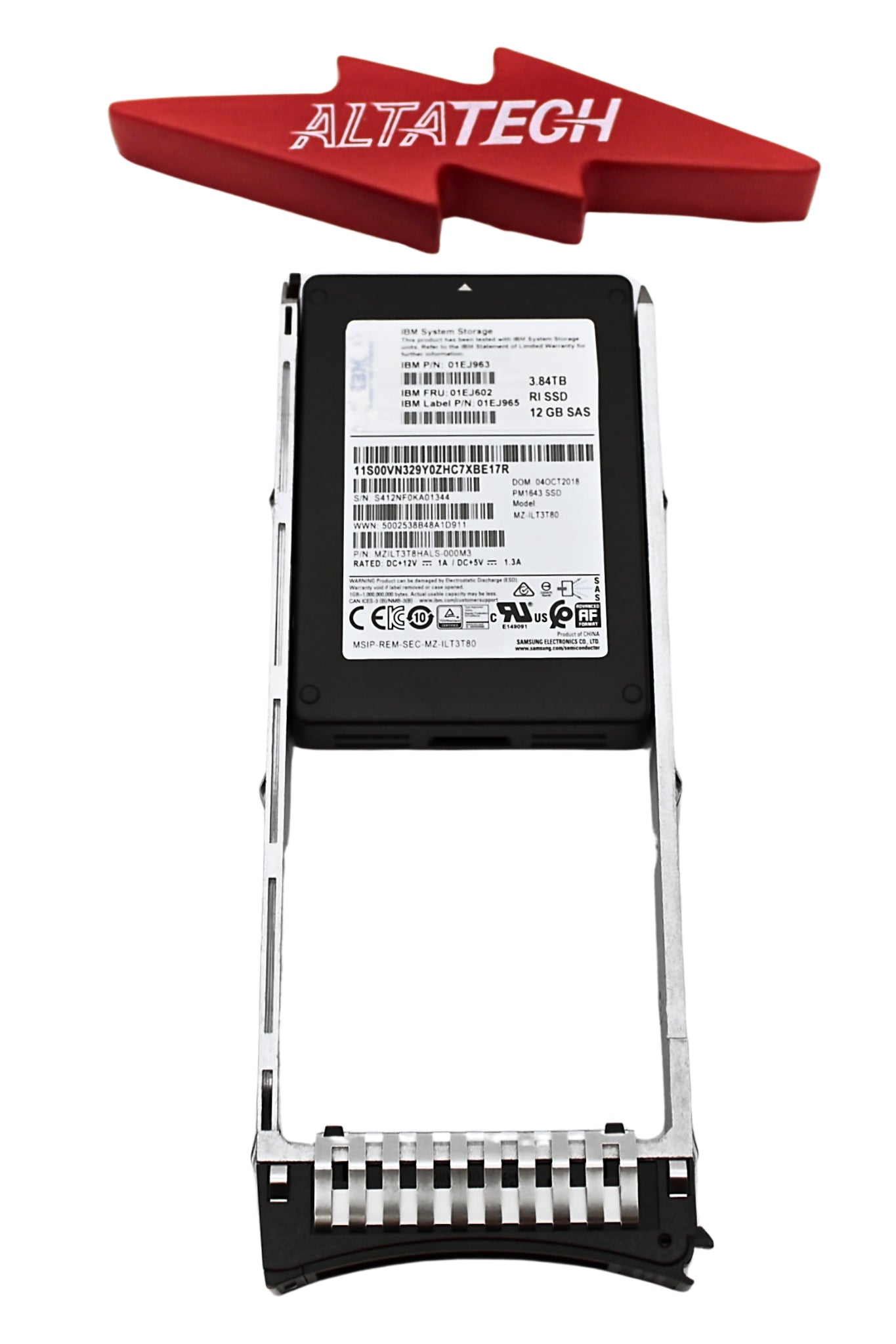 IBM 01EJ965 3.84TB 2.5' FLASH DRIVE