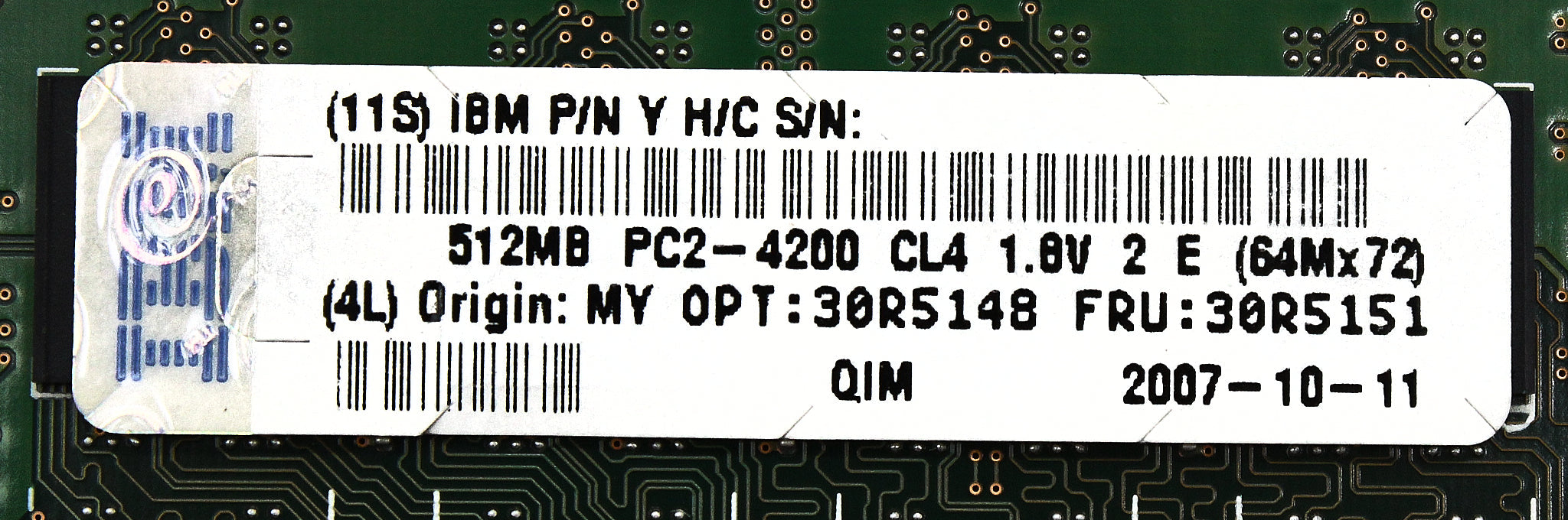 IBM 30R5148 512MB PC2-4200 ECC DDR2