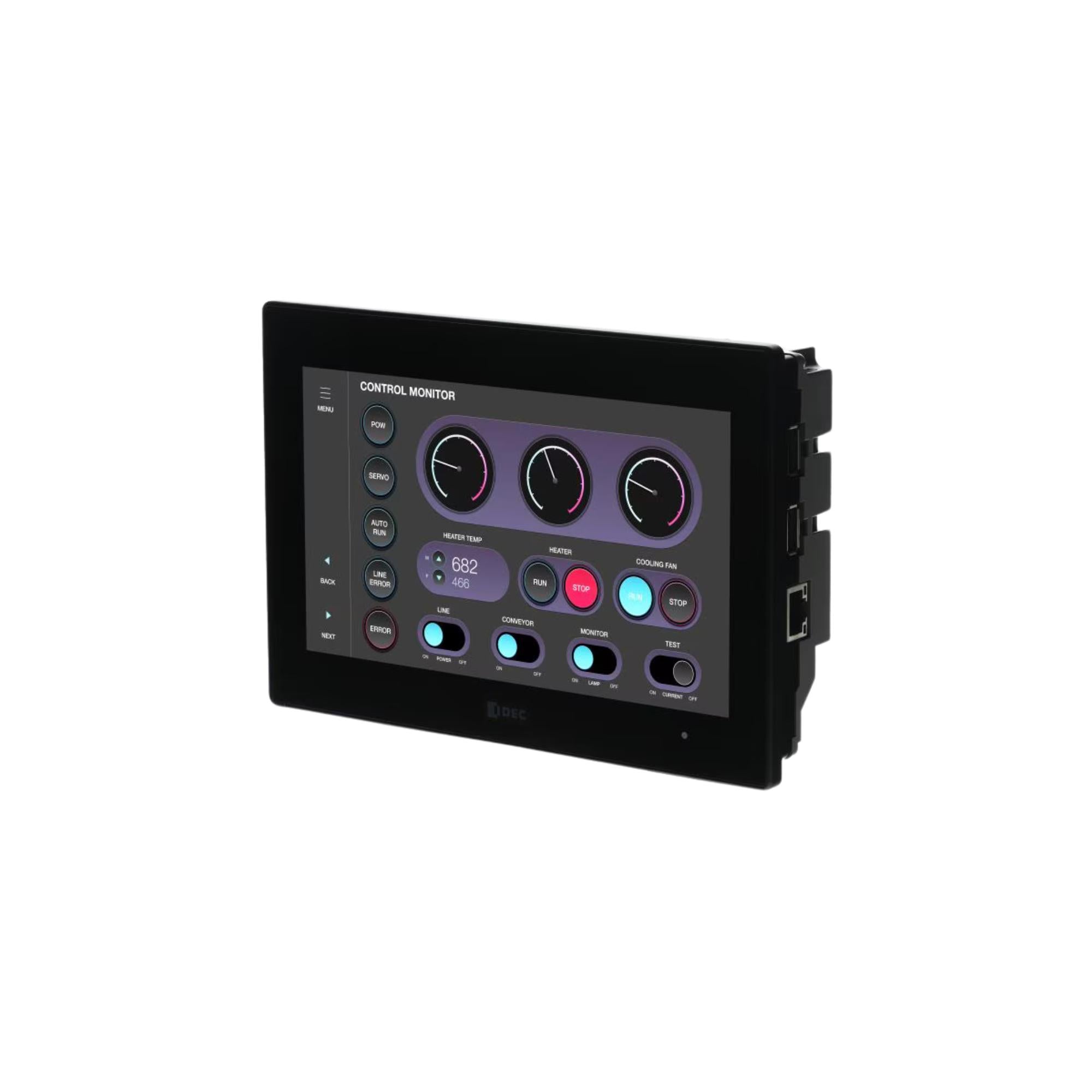 IDEC| 7 in PLC+HMI 22IO Relay | FT2J-7U22KAF-B