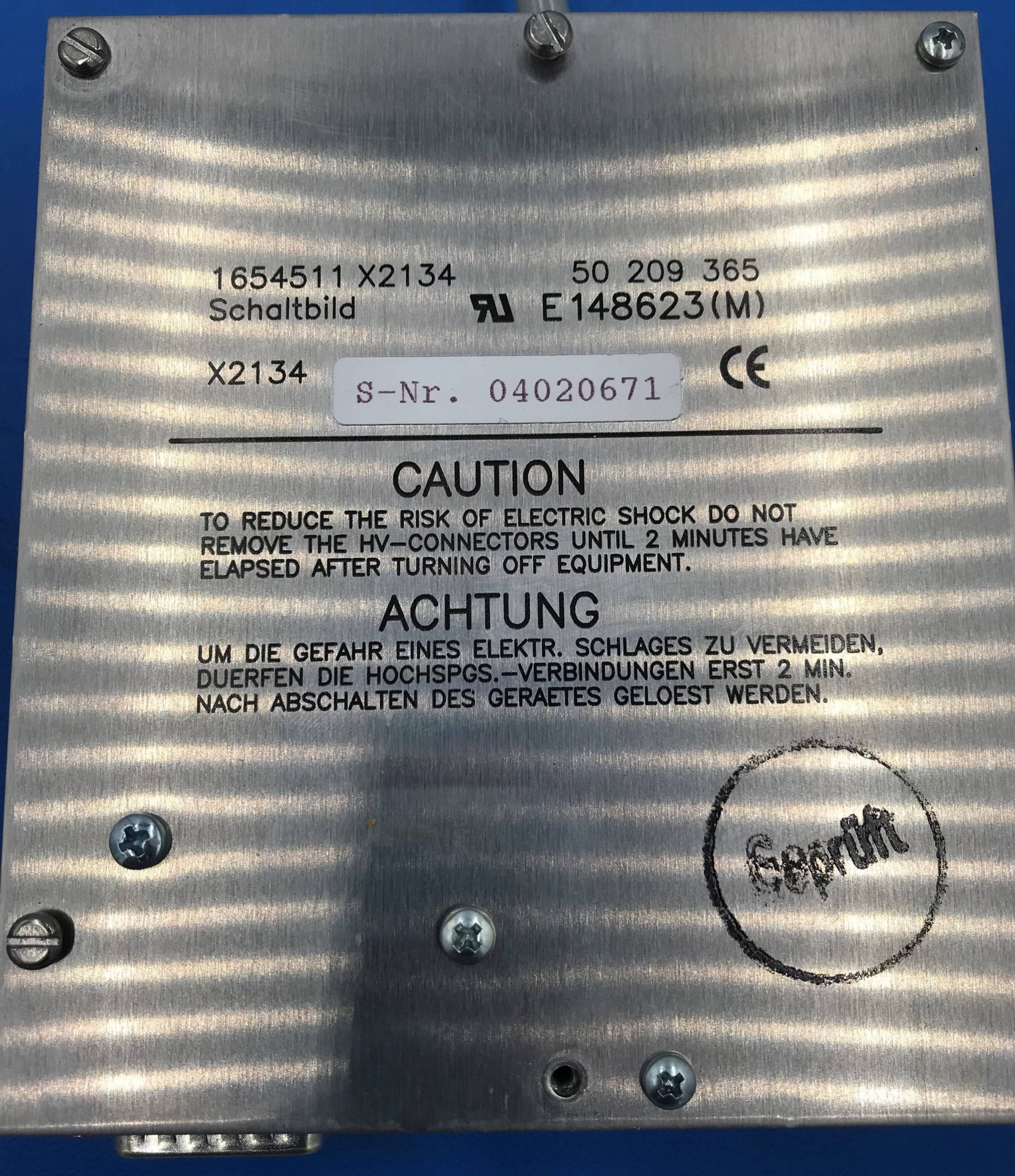 II Power Supply (1654511 X2134 Siemens