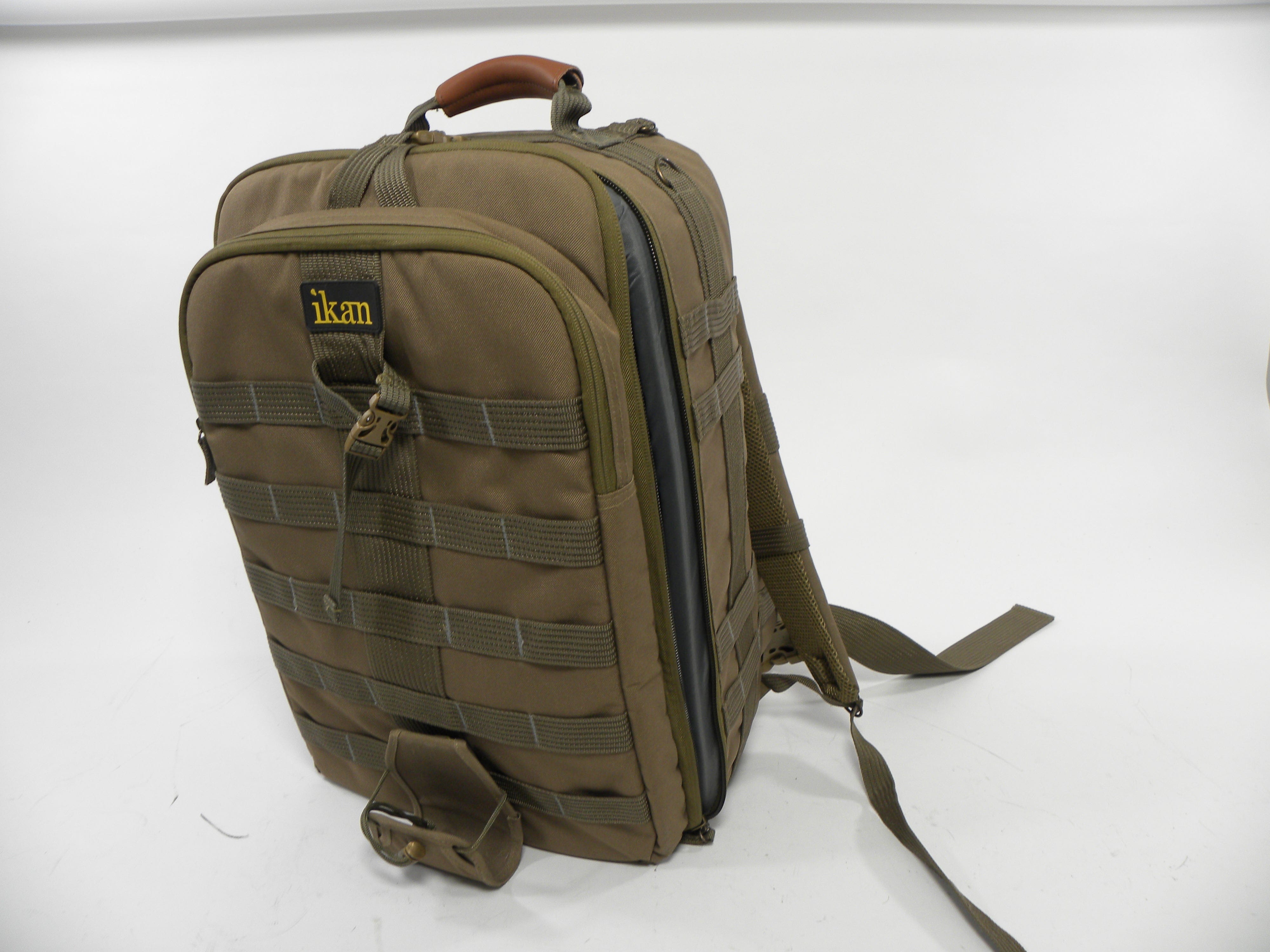 Ikan Olive Green Camera Backpack