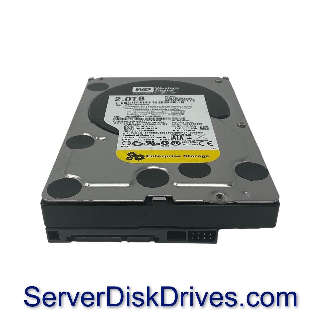 WD2003FYYS Western Digital 2TB 7.2K 3Gb/s 64MB 3.5" SATA Hard Drive