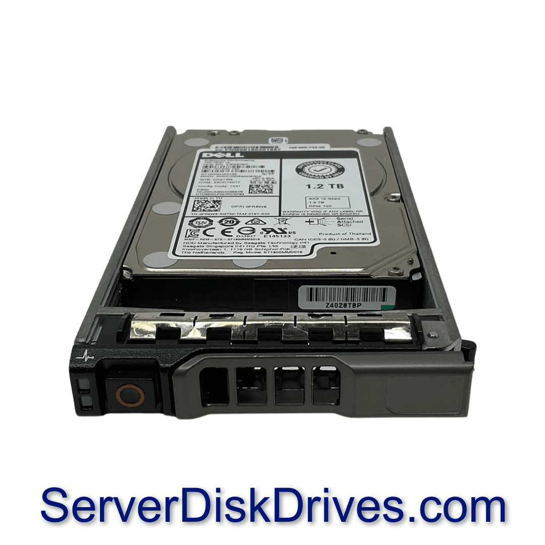 ST1200MM0198 Dell 1.2TB SAS 10k 2.5" 12G Hard Drive FR6W6