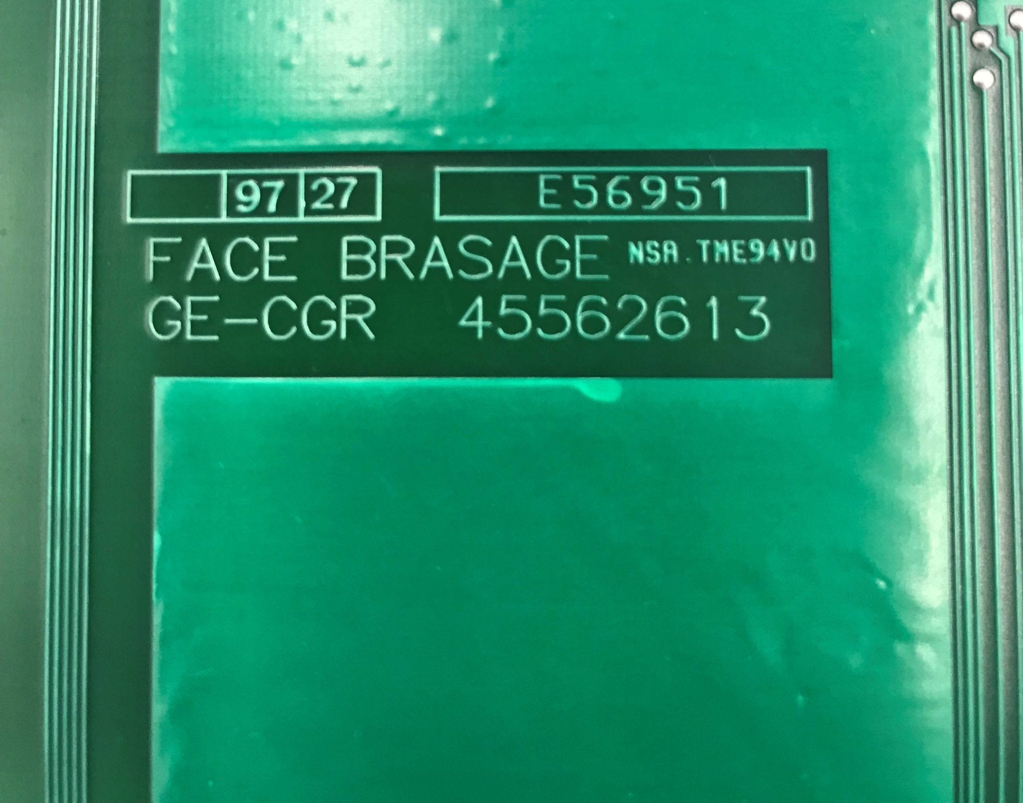 Imaguer Interface PWB (45562614 C GE Advantx