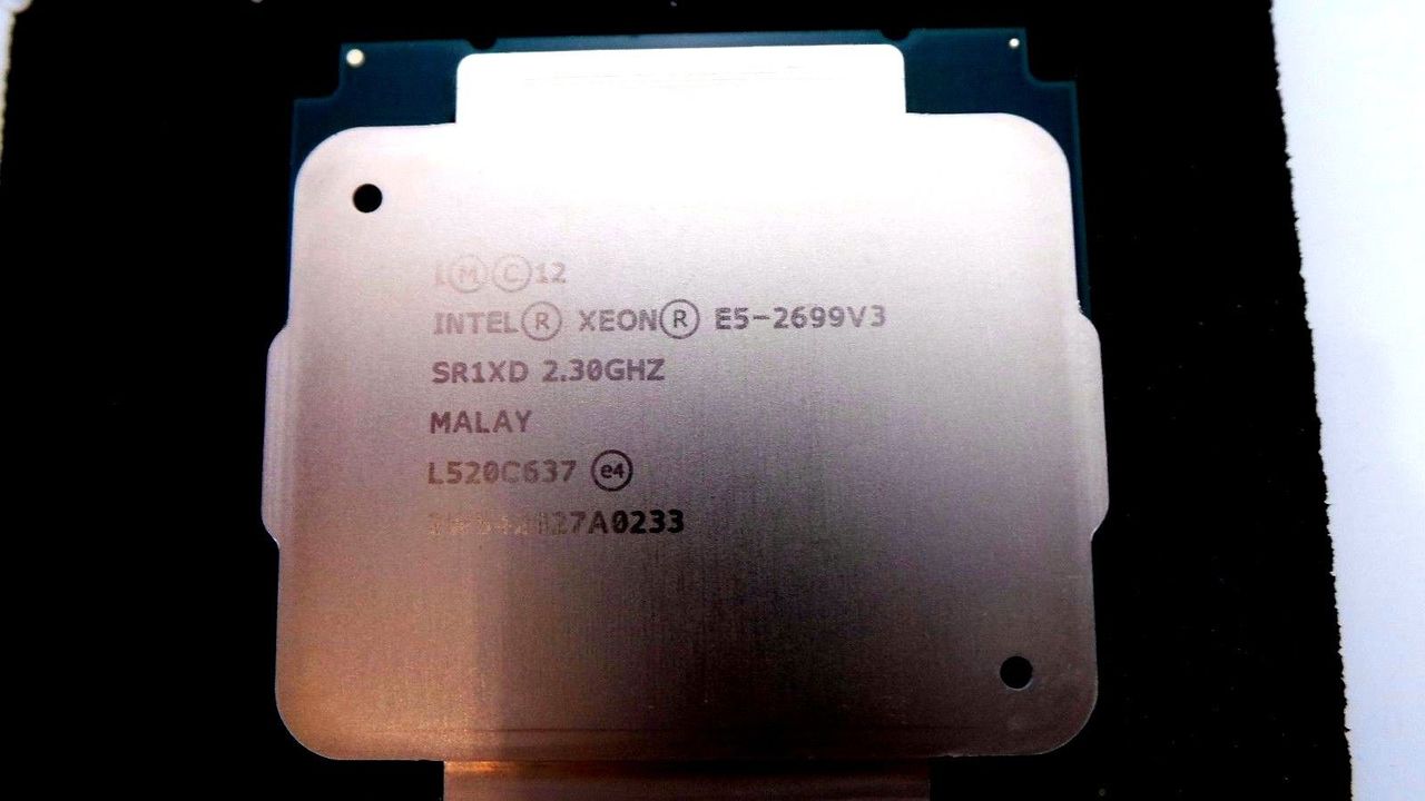 Intel E5-2699V3 Intel Xeon E5-2699 v3 18-Core 2.3GHz 45MB 145W Process
