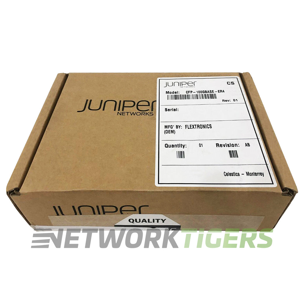 NEW Juniper CFP-100GBASE-ER4 100GB BASE-ER4 1550nm SMF LC CFP Transceiver