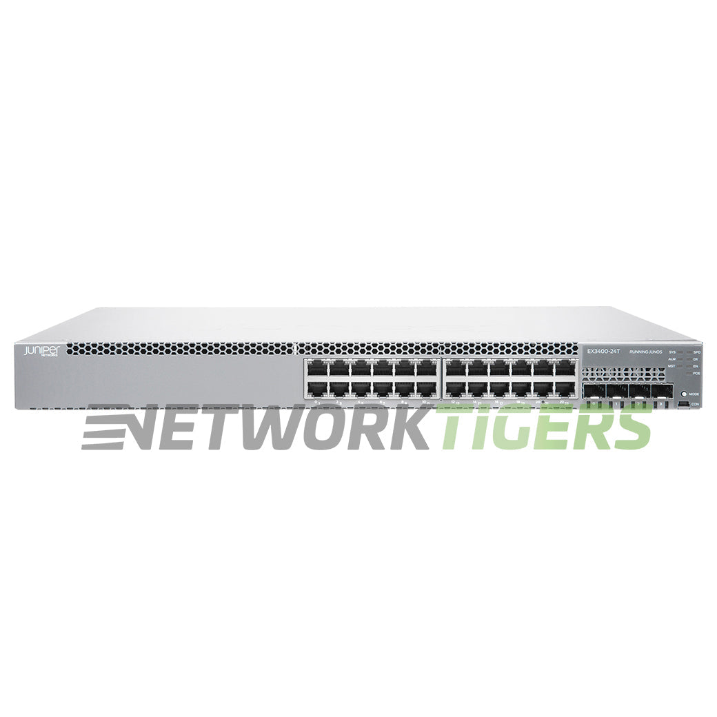 Juniper EX3400-24T-TAA 24x 1GB RJ45 4x 10GB SFP+ 2x 40GB QSFP+ (TAA) Switch