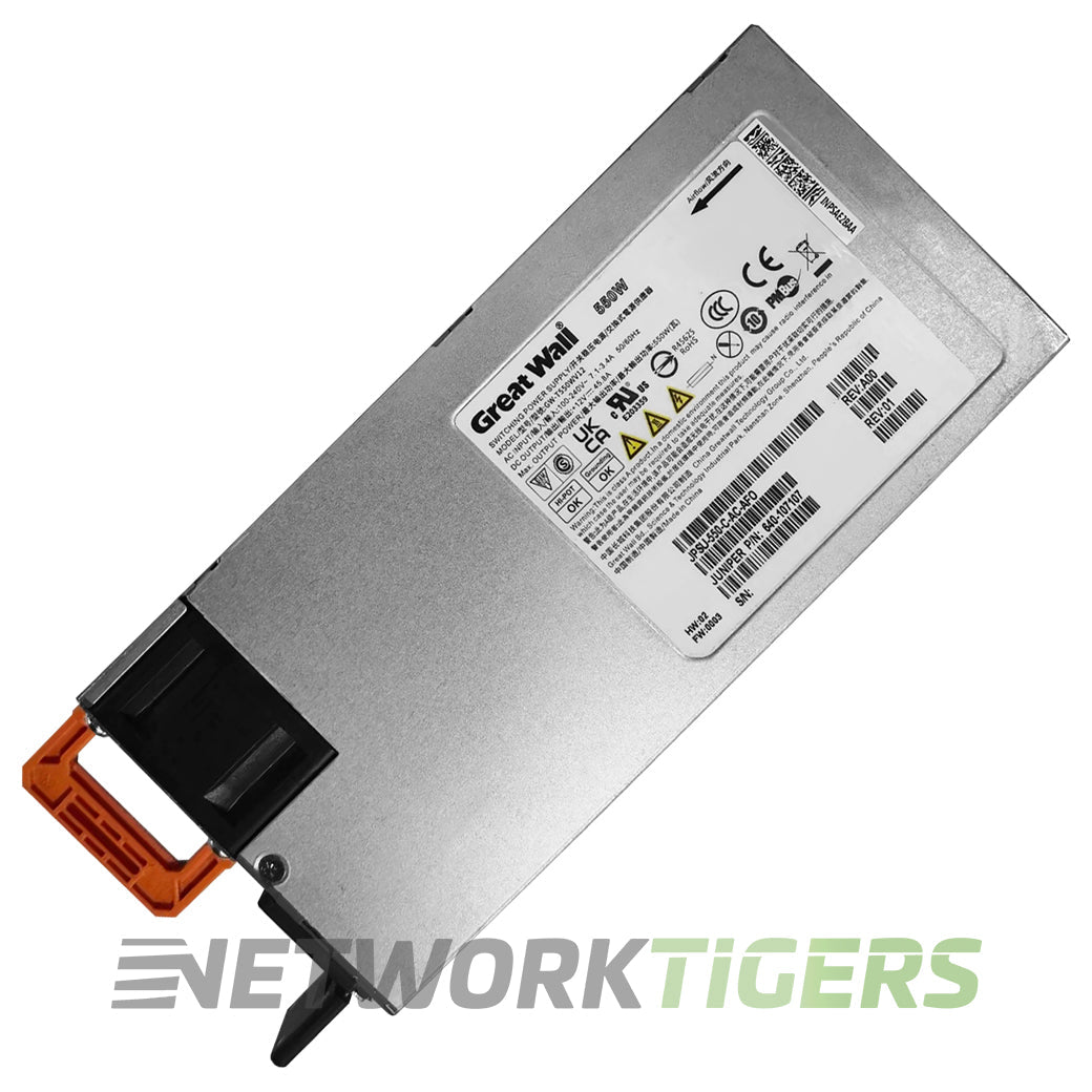 NEW Juniper JPSU-550-C-AC-AFO EX4400 Series 550W AC F-B Air Switch Power Supply