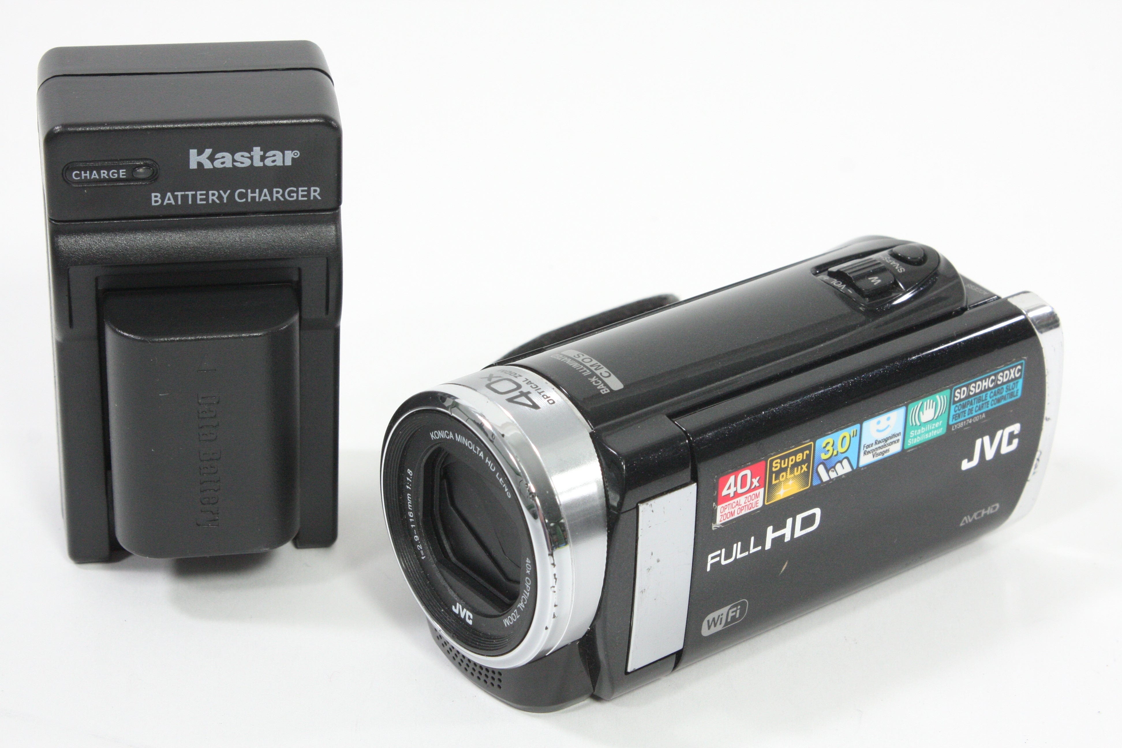 JVC Everio GZ-EX210BU SD AVCHD Camcorder