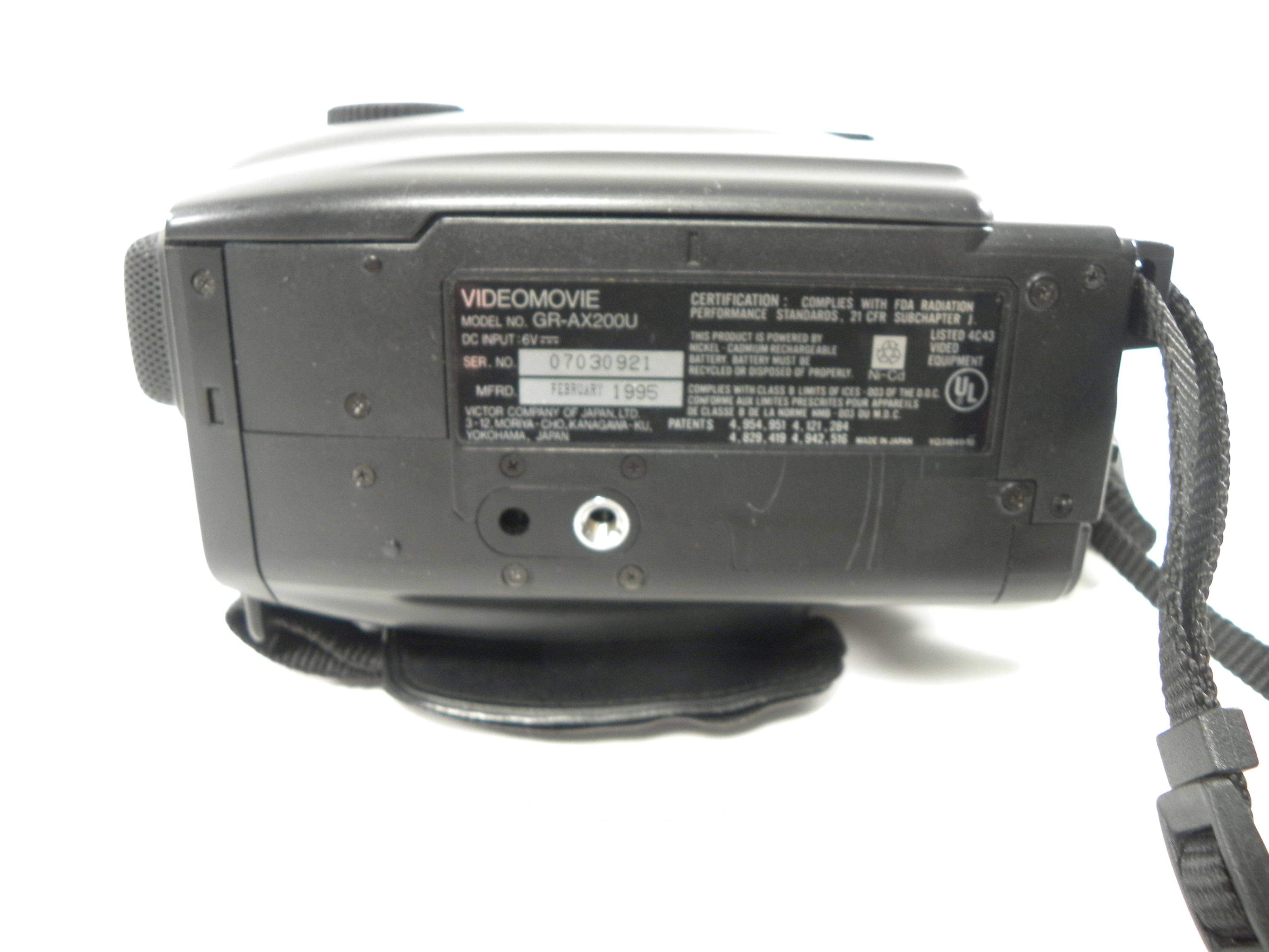 JVC GR-AX200U VHS-C Camcorder