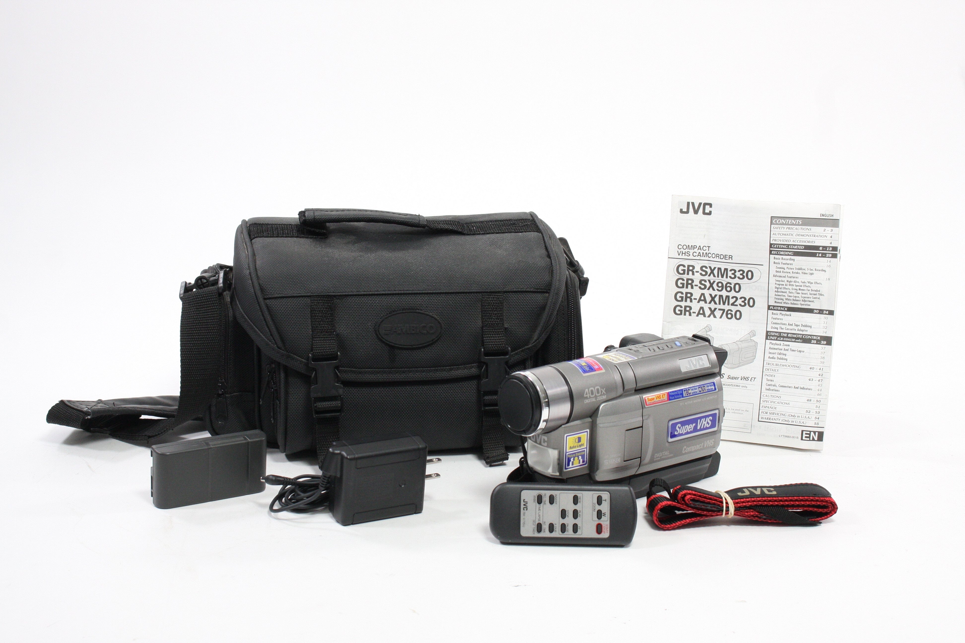 JVC Super VHS-C GR-SXM330 Camcorder