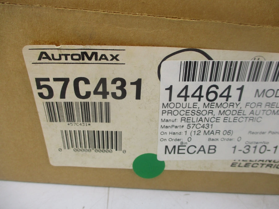 RELIANCE ELECTRIC 57C431A NSMP