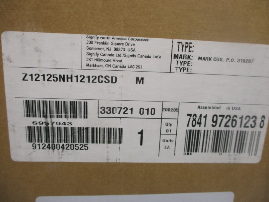 LITHONIA Z12125NH1212CSD 120/277VAC 0.343/0.155A NSMP