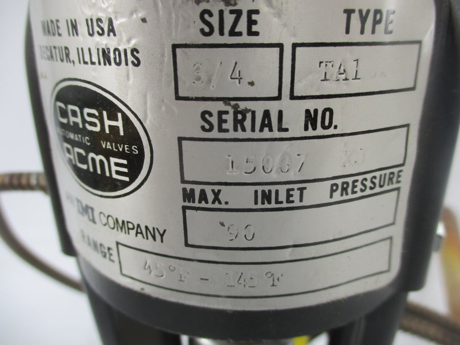 CASH ACME TA-1 3/4" NSMP