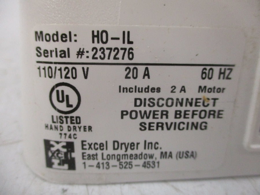 EXCEL DRYER HO-IL 110/120V 20A NSMP