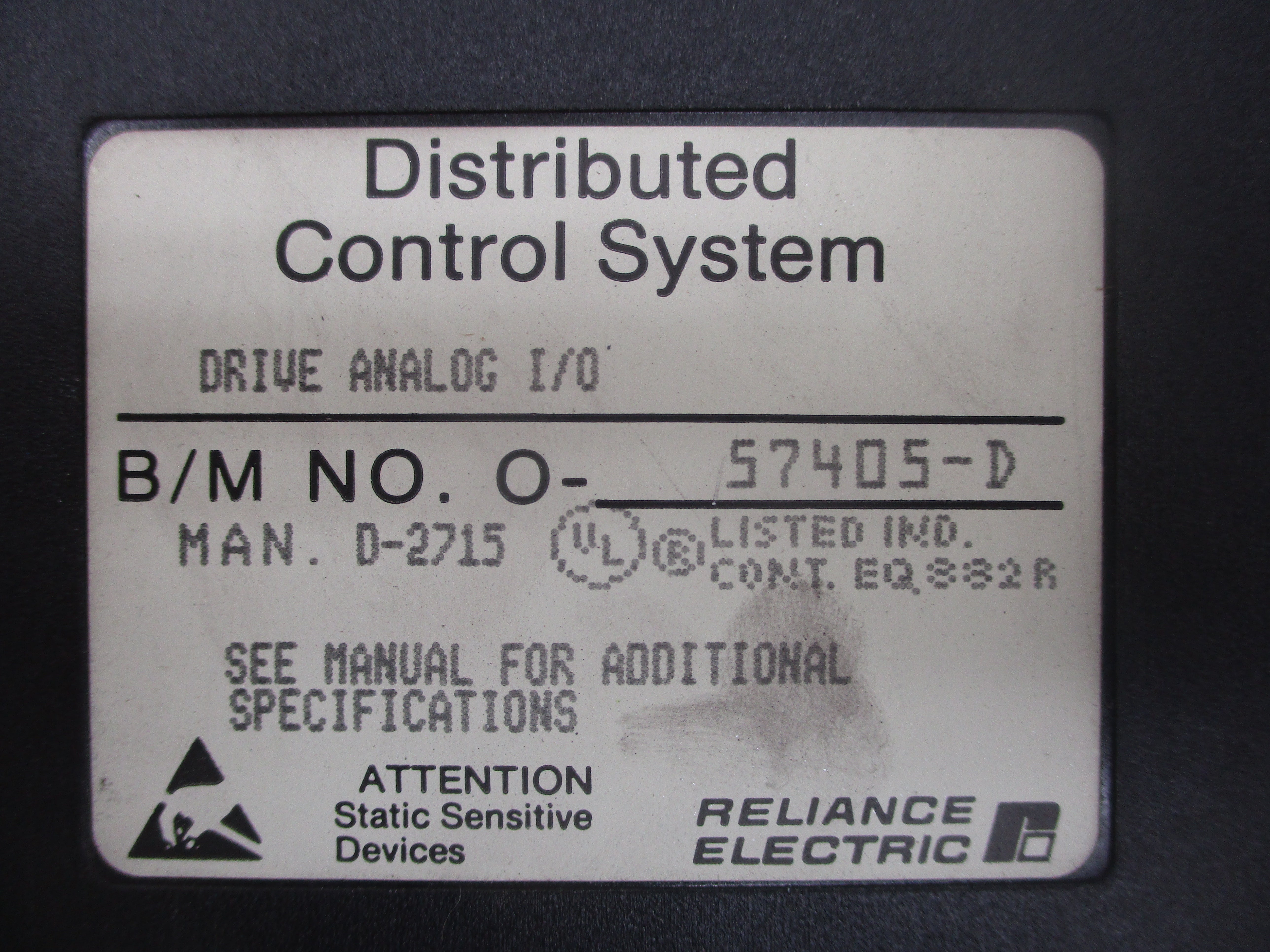 RELIANCE ELECTRIC 57405-D UNMP