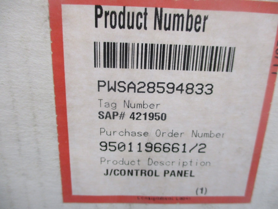 FLOWSERVE WSA28594833 250PSI NSMP