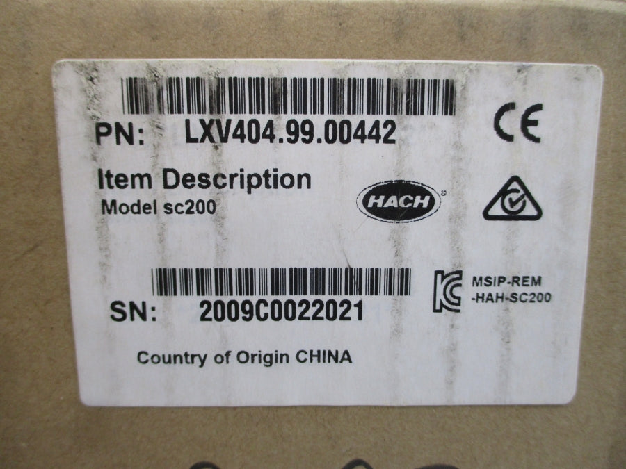 HACH SC200 LXV404.99.00442 100-240VAC 5A NSMP