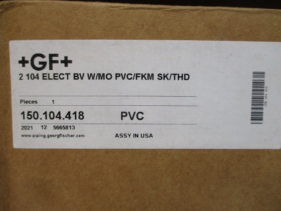 GEORG FISCHER 150.104.418 110VAC 232PSI 2" NSMP