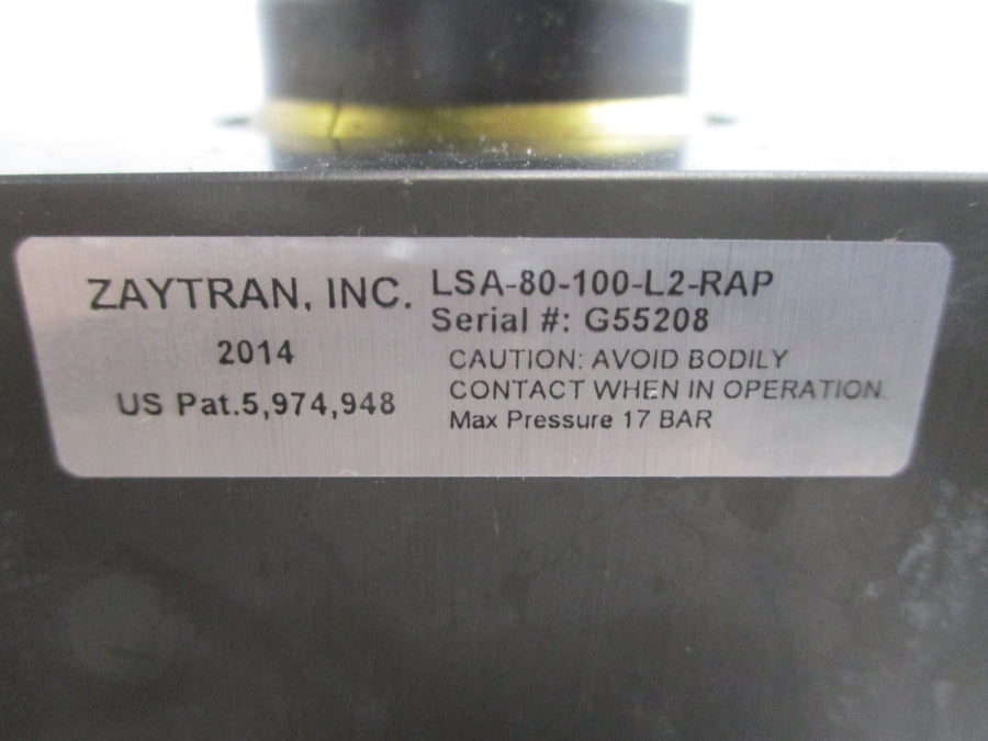 ZAYTRAN LSA-80-100-L2-RAP NSNP