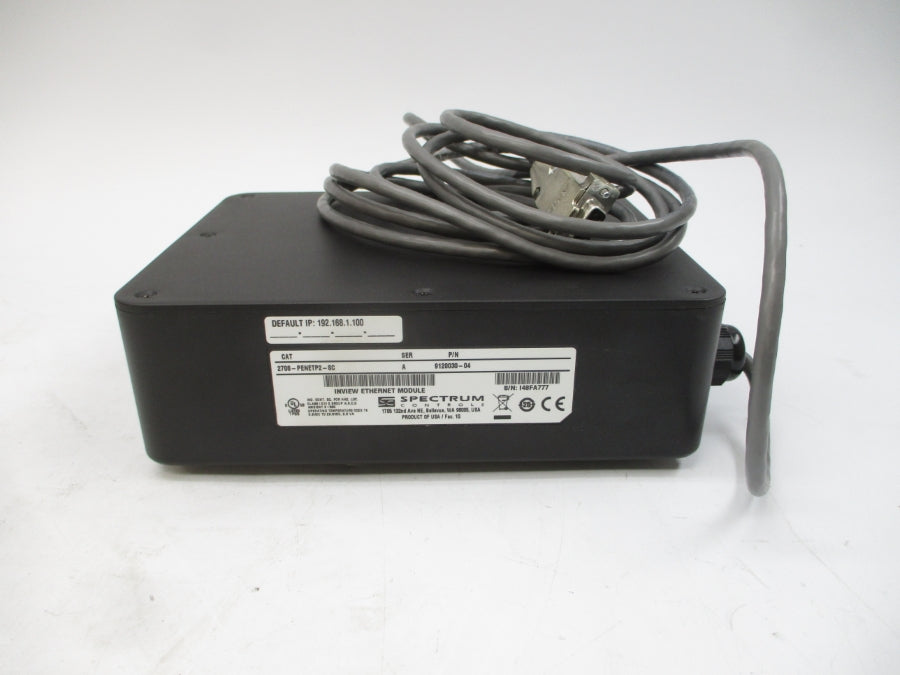 SPECTRUM CONTROLS 2706-PENETP2-SC 9120030-04 SER. A 9.6-28.8VDC NSMP