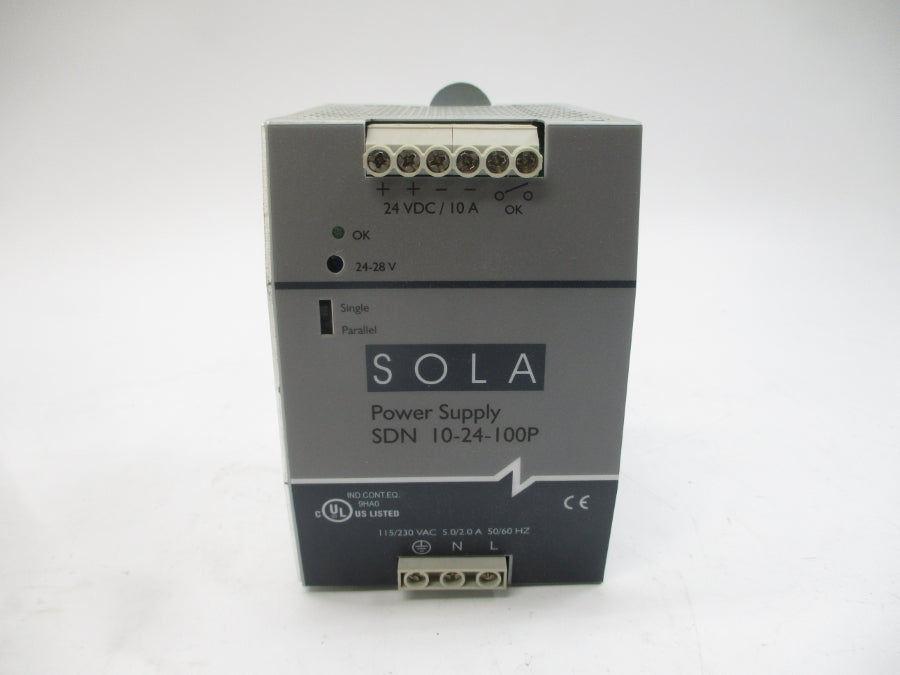 SOLA SDN10-24-100P 115/230VAC 5.0/2.0A NSMP