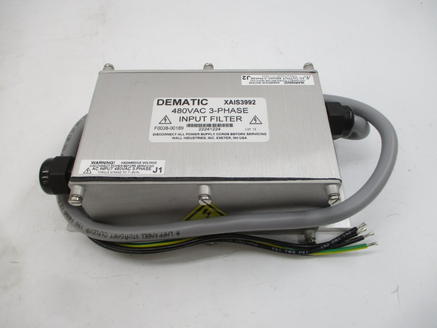 DEMATIC XAIS3992 F0038-00189 480VAC (PKG OF 9) NSMP