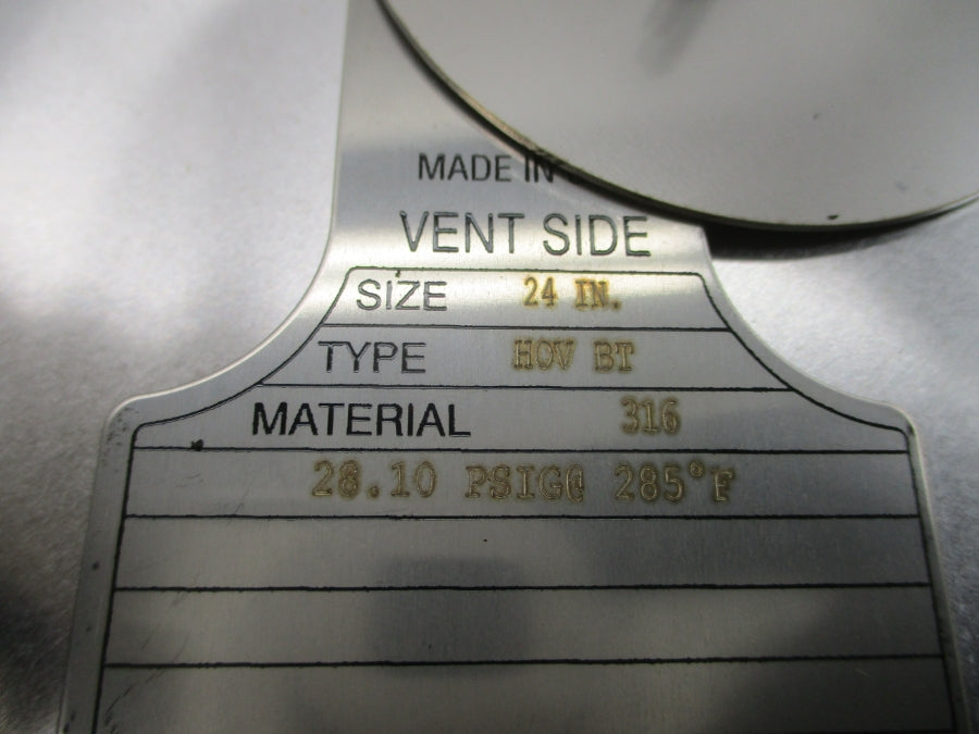 FIKE HOVBT 28.10PSI 285'F 24" NSMP