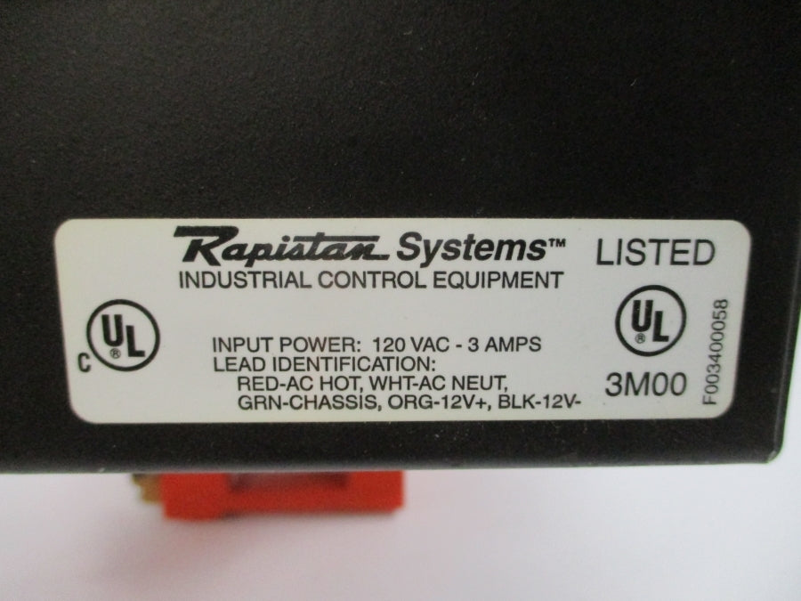 RAPISTAN SYSTEMS K001752CBA 0002BXR001 120VAC 3A NSNP