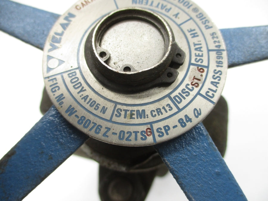 VELAN W-8076Z-02TSG 4225PSI 3/4" NSNP