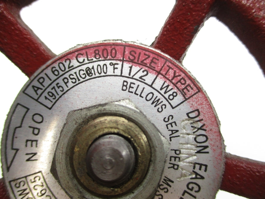 DIXON EAGLE W8 A105 CL800 1975PSI 1/2" NSNP