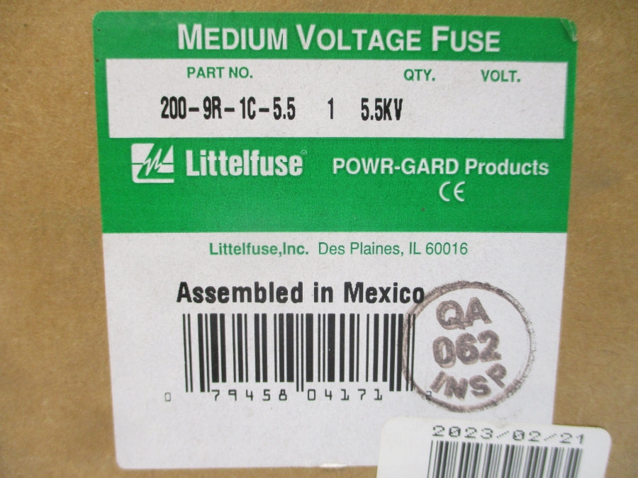 LITTELFUSE 200-9R-1C-5.5 200(9R)A NSMP