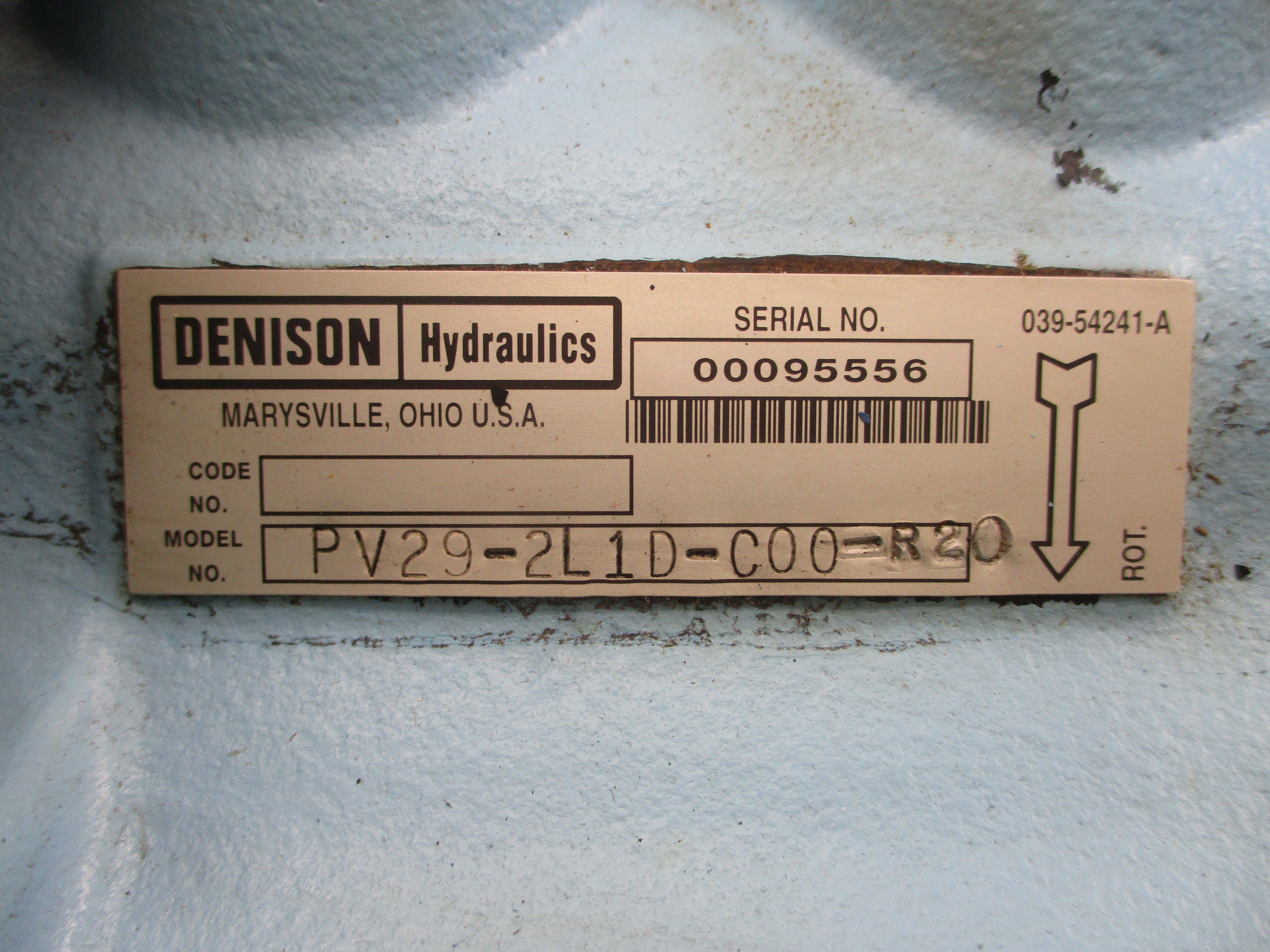 DENISON HYDRAULICS PV29-2L1D-C00-R20 NSNP