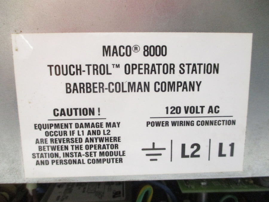 BARBER COLMAN 80AA-11011-000-V-00 81AA-01102-3B1-0-00 120VAC UNMP