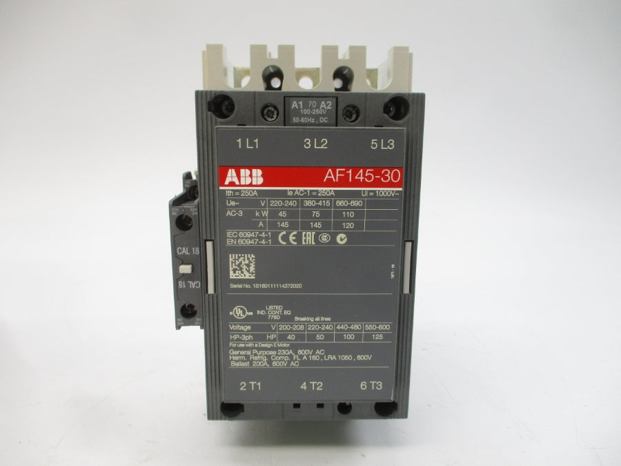 ABB AF145-30-11 1SFL477001R7011 100-250VDC 250A NSMP