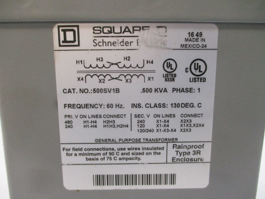 SQUARE D 500SV1B 240/480V NSNP