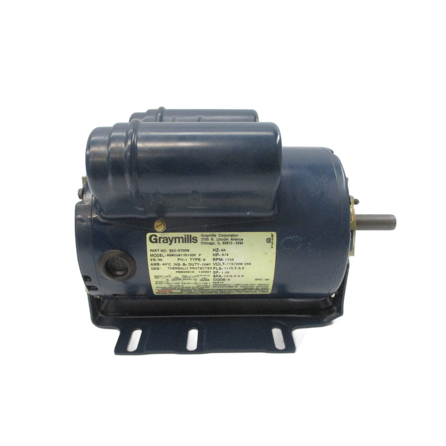 GRAYMILLS 362-07008 8QN56B17D105FP 115/208-230V 11/5.5-5.5A NSNP