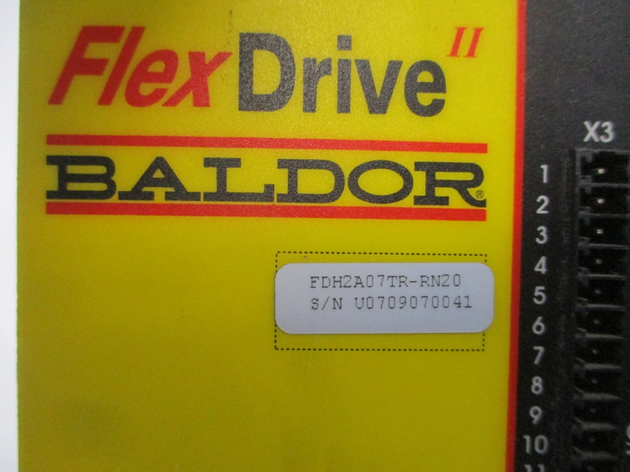 BALDOR FDH2A07TR-RN20 230VAC 7.5A UNMP