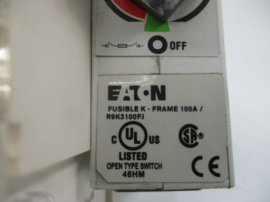 EATON R9K3100FJ W/HANDLE 600V 100A NSNP