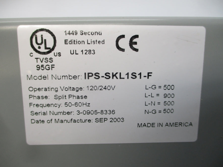 TRANSFORMER BOX IPS-SKL1S1-F 120/240V UNMP
