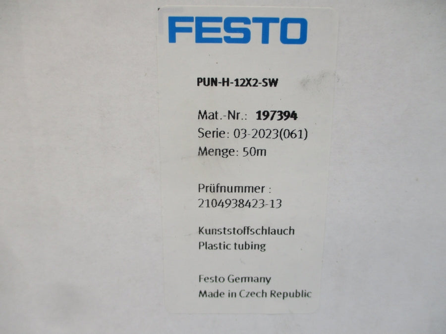 FESTO PUN-H-12X2-SW 197394 50M NSMP