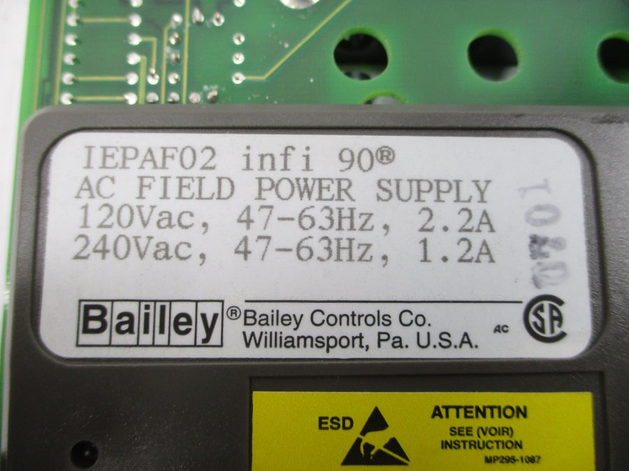 ABB IEPAF02 120/240VAC 2.2/1.2A NSMP