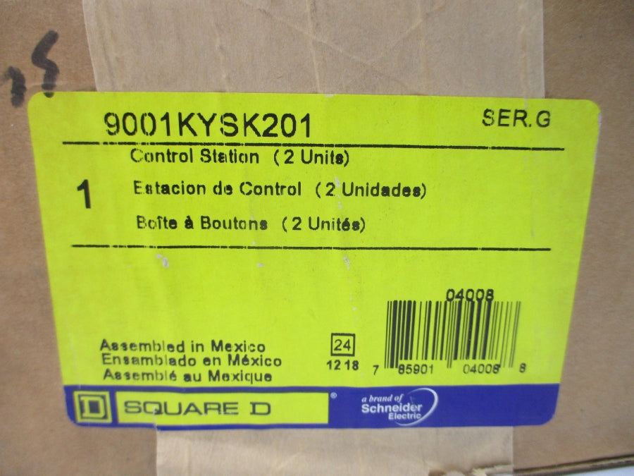 SQUARE D 9001KYSK201 SER. G NSFS