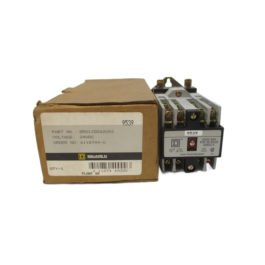 SQUARE D 8501XDO42V53 SER. A 24VDC NSMP