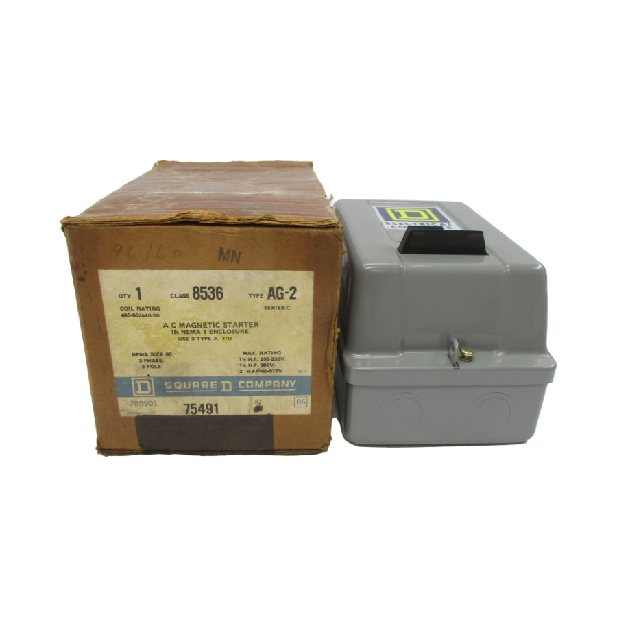 SQUARE D 8536AG-2 SER. C 440/480V NSMP