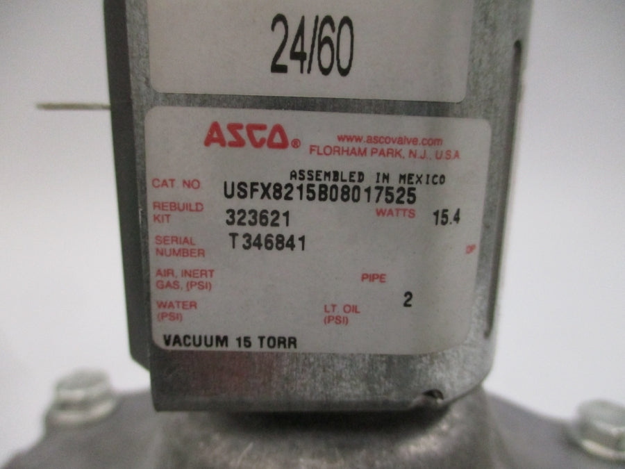 ASCO USFX8215B08017525 24V 2" NSMP