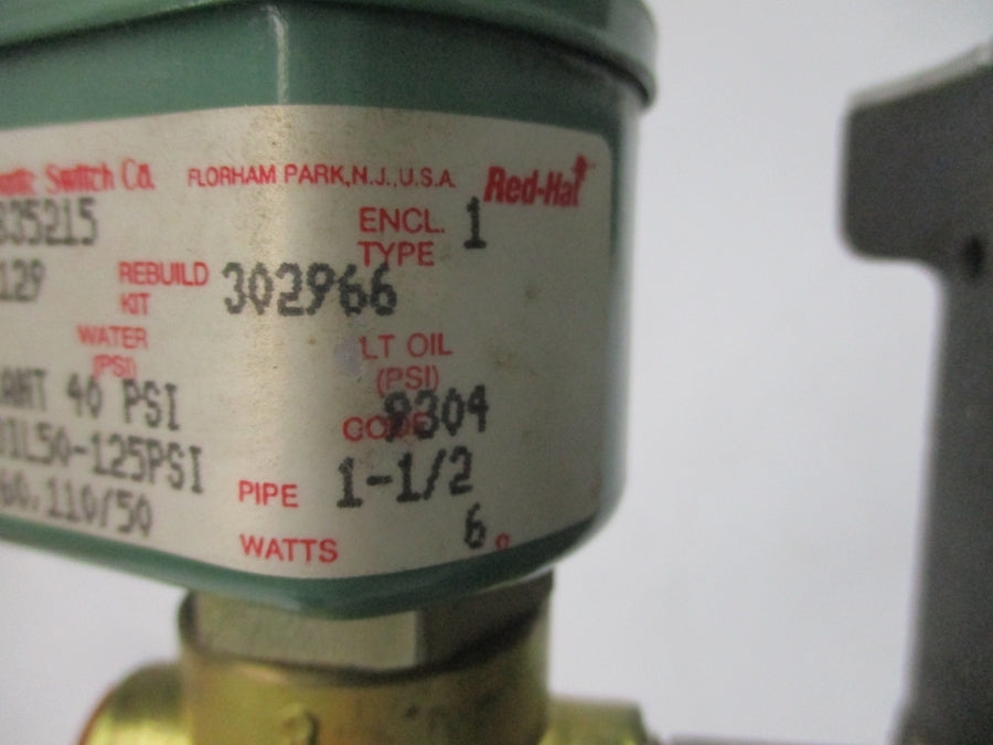 ASCO 835215 110/120V 50-125PSI 1-1/2" NSNP