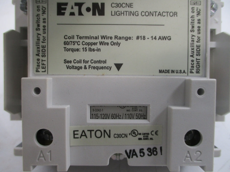 EATON C30CNE20A0 SER. A1 110/115-120V 30A NSMP